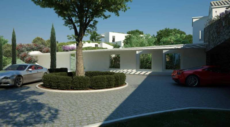 Garden design at Ligia, Lefkada