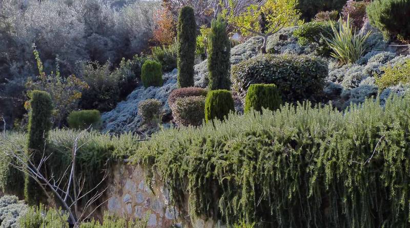 Garden design at Geni, Lefkada